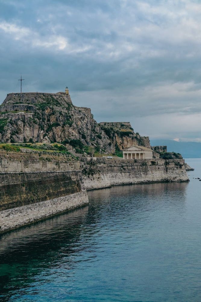 corfu greece fortress