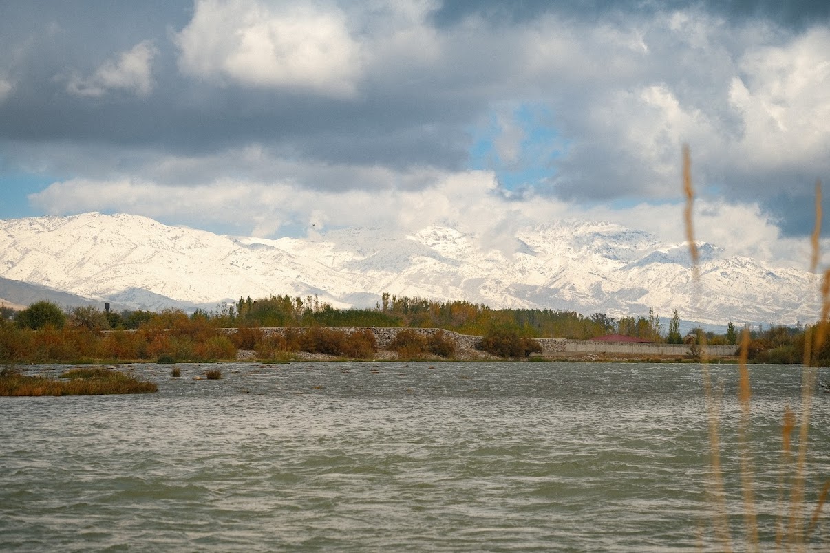 river near chirvak tashkent