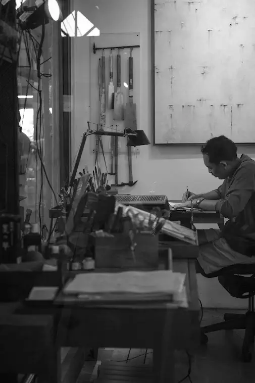 artist in chatuchak wekend market