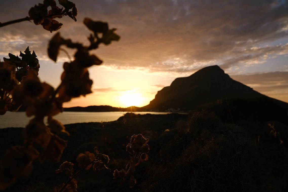 sunset views of telendos from kalymnos